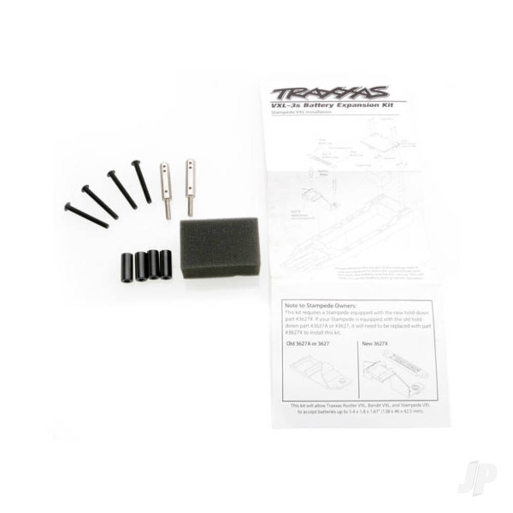 Traxxas Battery expansion kit (allows for installation of taller multi-cell battery packs) TRX3725X