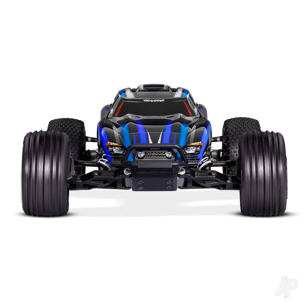 Traxxas Rustler HD BL-2S 1:10 2WD RTR Stadium Truck, Blue (TRX37354-4-BLUE)