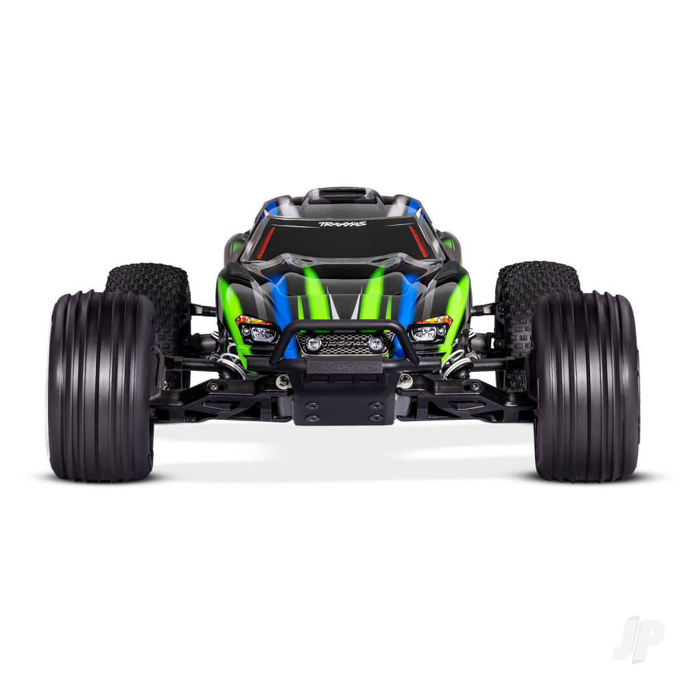 Traxxas Rustler HD BL-2S 1:10 2WD RTR Stadium Truck, Green (TRX37354-4-GRN)