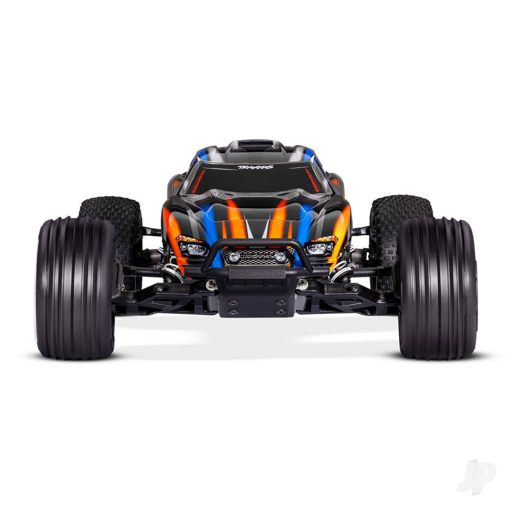 Traxxas Rustler HD BL-2S 1:10 2WD RTR Stadium Truck, Orange (TRX37354-4-ORNG)