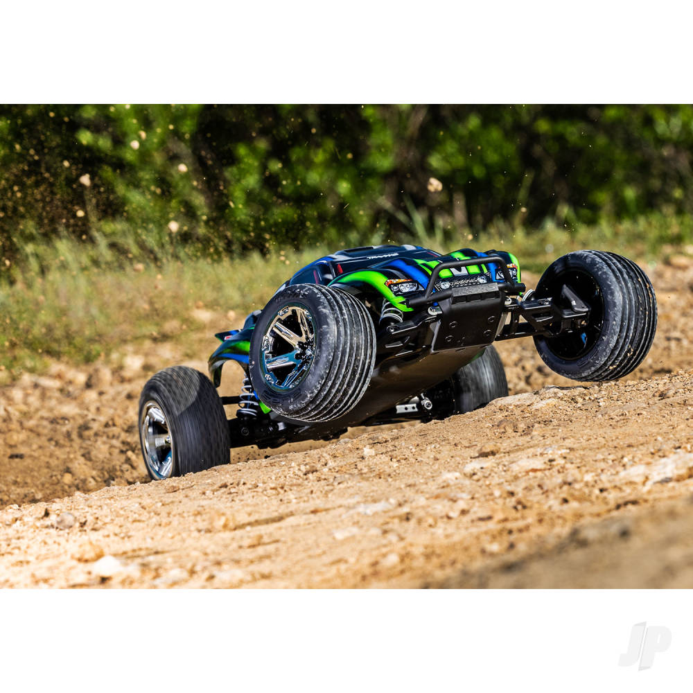 Traxxas Rustler HD BL-2S 1:10 2WD RTR Stadium Truck, Red (TRX37354-4-RED)