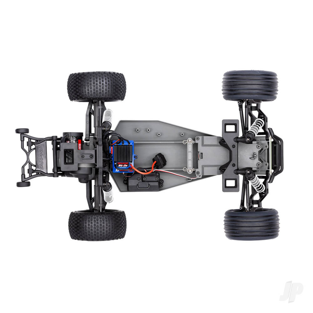 Traxxas Rustler HD BL-2S 1:10 2WD RTR Stadium Truck, Red (TRX37354-4-RED)