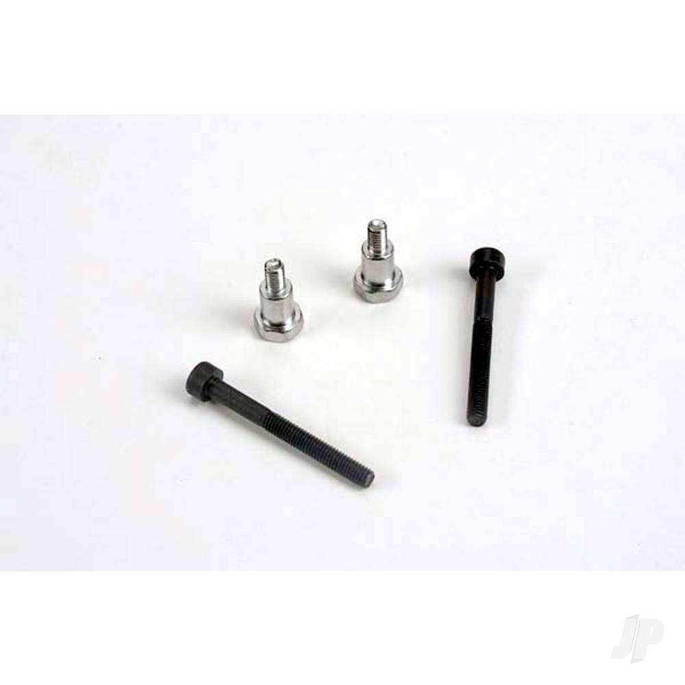 Traxxas Shoulder screws, steering bellcranks (3x30mm cap-head machine) (2 pcs) / drag link shoulder screws (chrome) (2 pcs) TRX3742