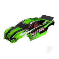 Traxxas Body, Rustler (also fits Rustler VXL), green (painted, decals applied, assembled with wing) TRX3750G