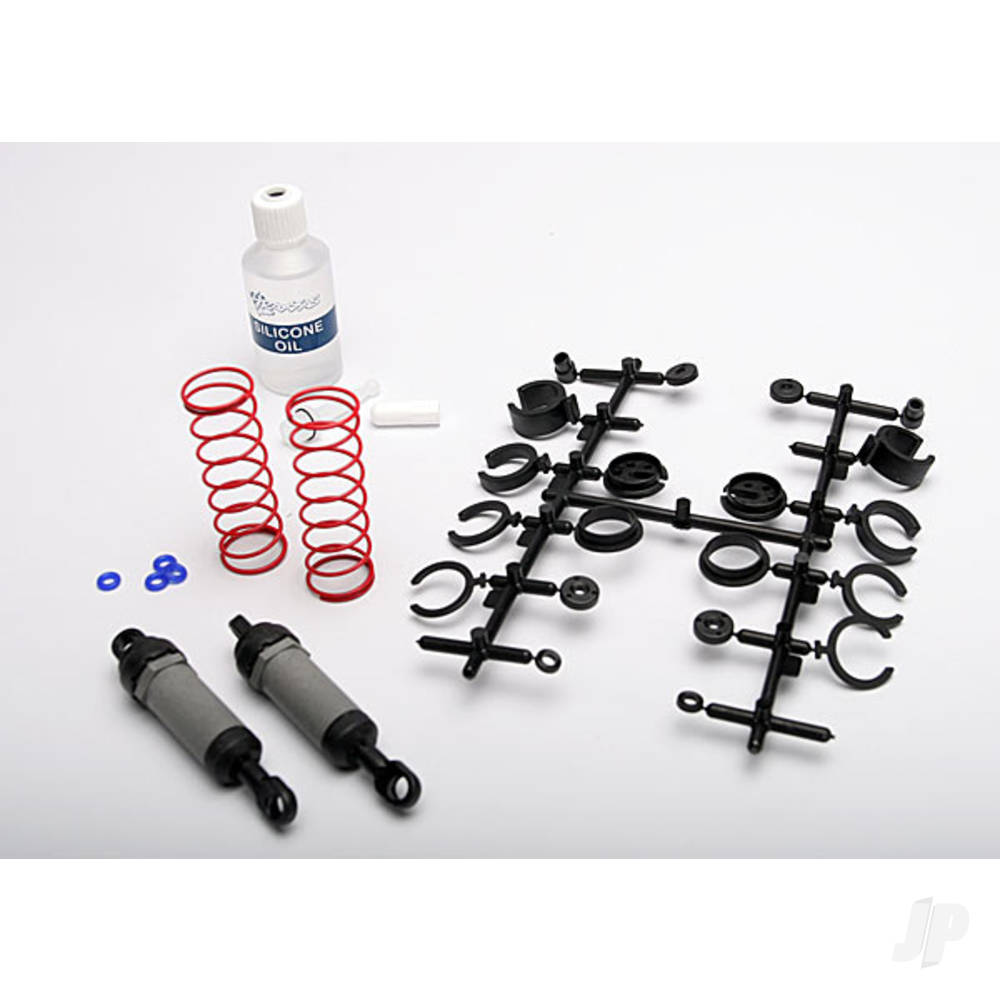 Traxxas Ultra shocks (grey) (Long) (complete with spring pre-load spacers &amp; springs) (2 pcs) TRX3760A