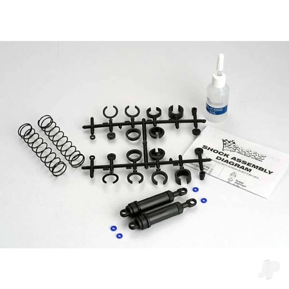 Traxxas Ultra shocks (black) (XX-Long) (complete with spring pre-load spacers & springs) (Rear) (2 pcs) TRX3762