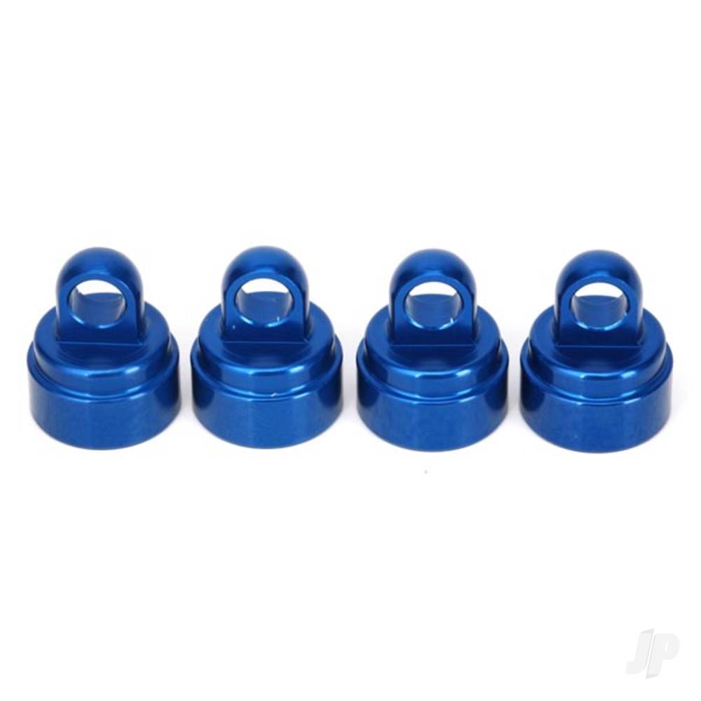 Traxxas Shock caps, aluminium (Blue-anodised) (4 pcs) (fits all Ultra shocks) TRX3767A