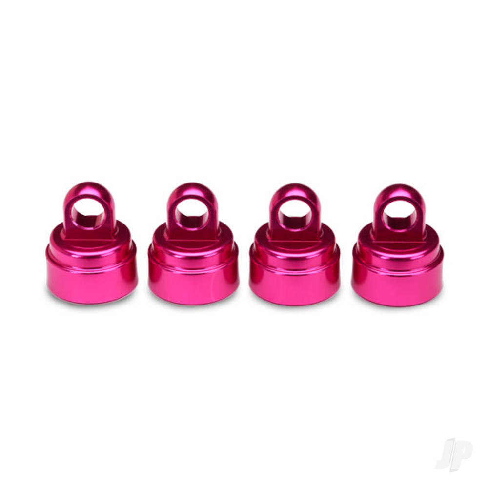 Traxxas Shock caps, aluminium (pink-anodised) (4 pcs) (fits all Ultra shocks) TRX3767P