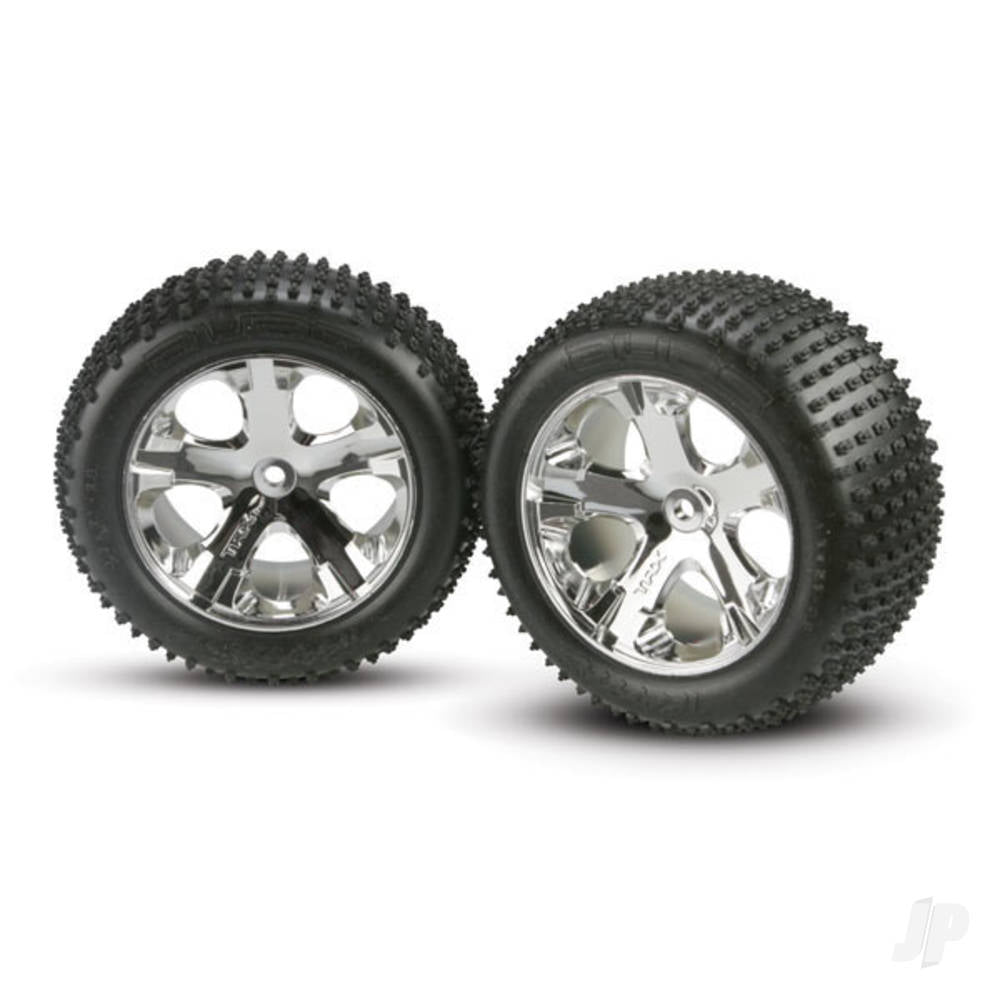 Traxxas Tyres and Wheels, Assembled Glued (2.8in) (2 pcs) TRX3770