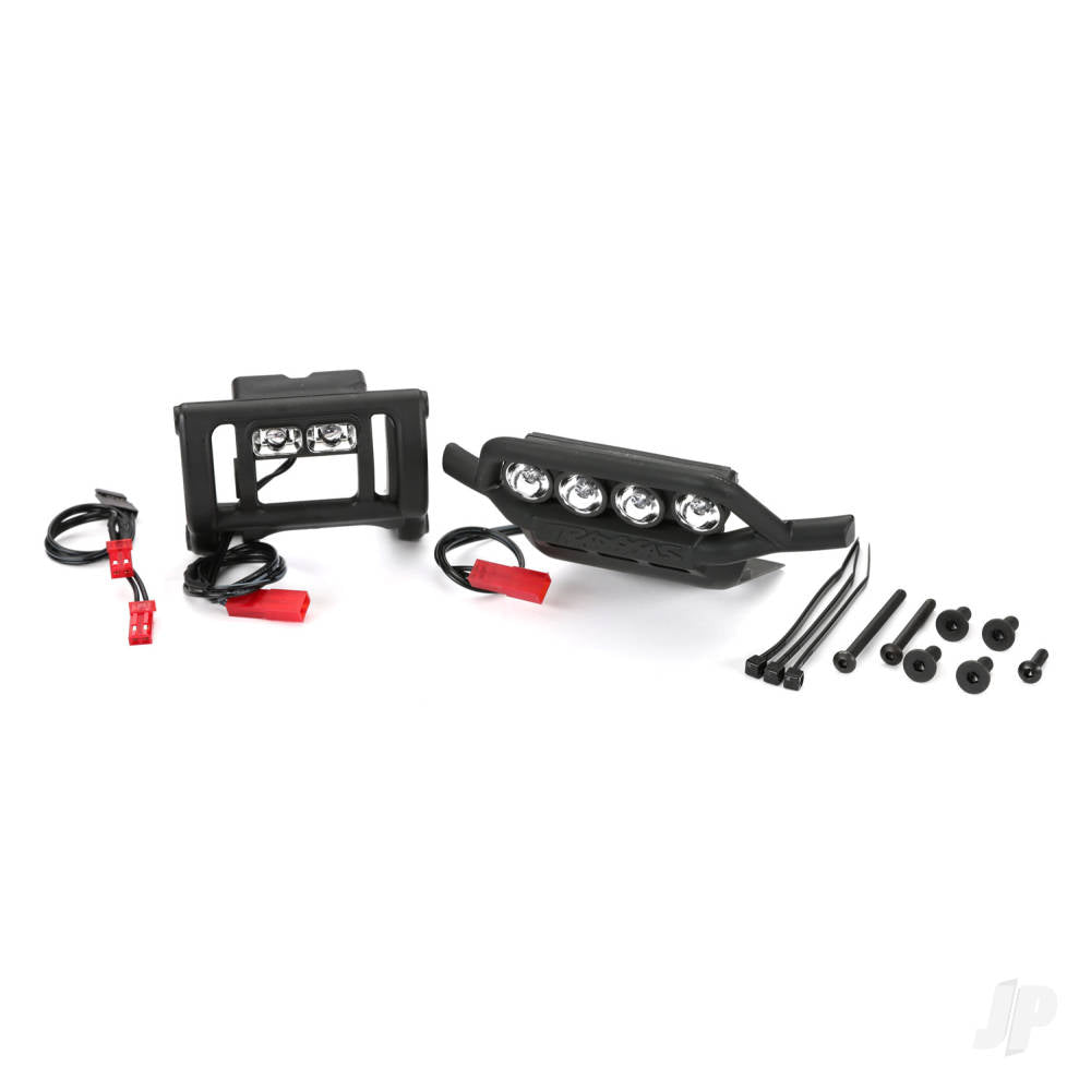 Traxxas LED light set, complete (includes front and rear bumpers with LED light bar, rear LED harness, & BEC Y-harness) (fits 2WD Rustler or Bandit) TRX3794