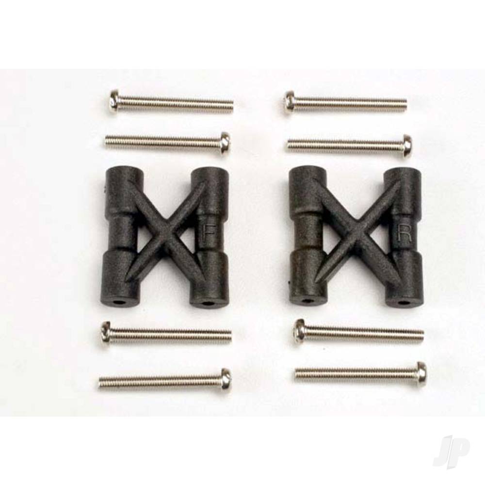 Traxxas Bulkhead cross braces (2 pcs) / 3x25mm CS screws (8 pcs) TRX3930