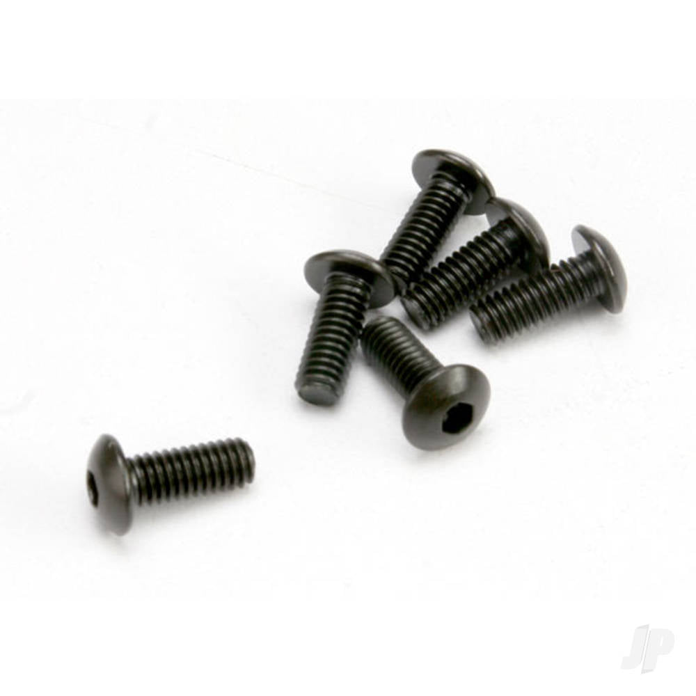 Traxxas Screws, 4x10mm button-head machine (hex drive) (6 pcs) TRX3936