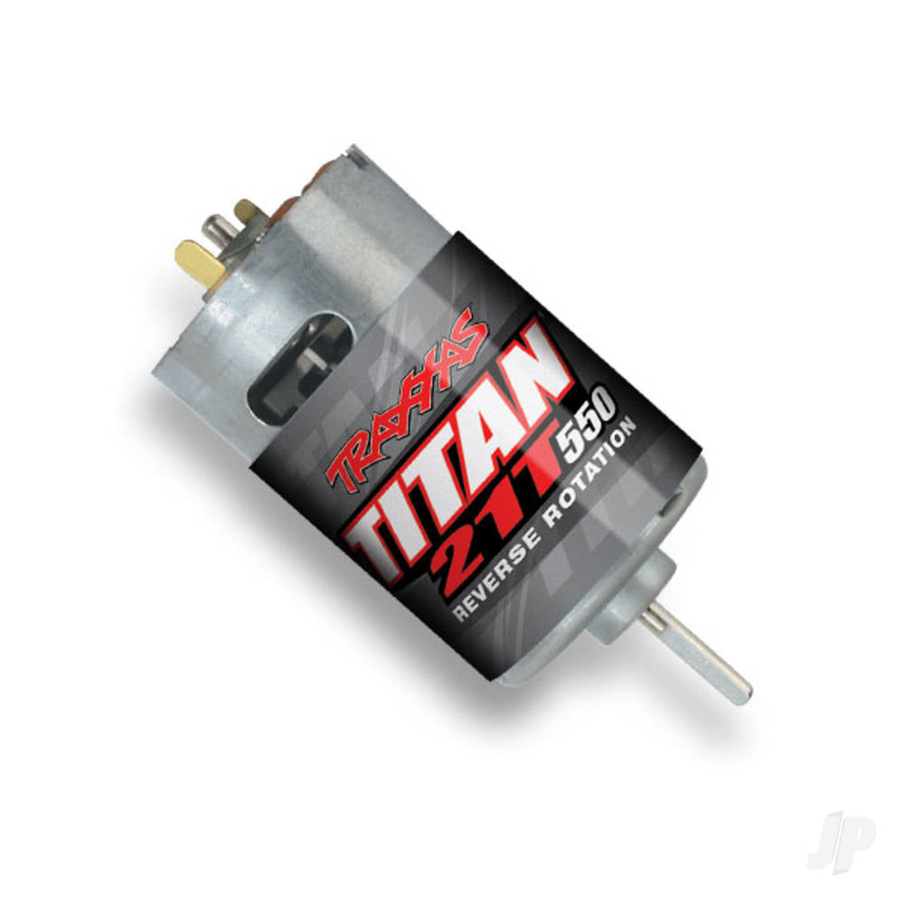 Traxxas Titan 550 Brushed Motor, Reverse Rotation (21-Turn / 14 volts) TRX3975R
