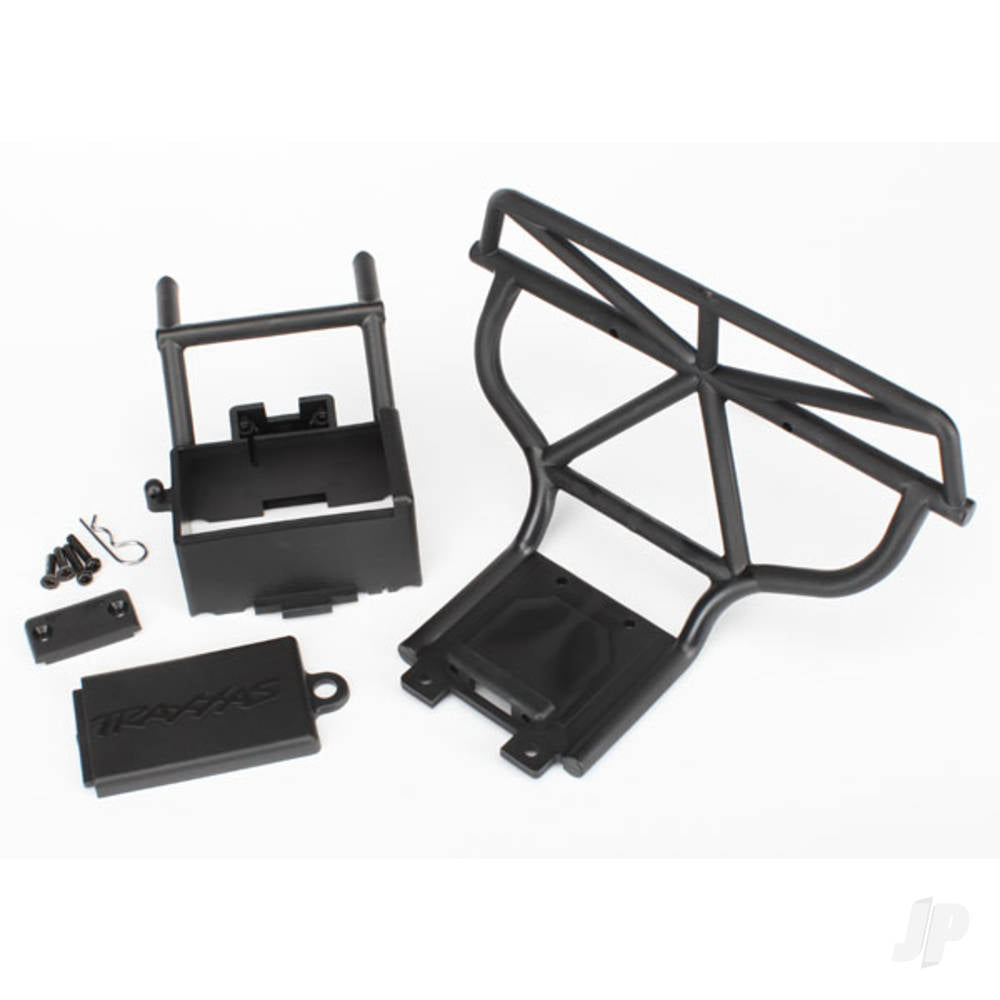 Traxxas Bumper (Rear) / battery box / battery box cover / switch cover / Body clip / 3x15mm RM (2 pcs) / 3x12mm CM (2 pcs) TRX4429