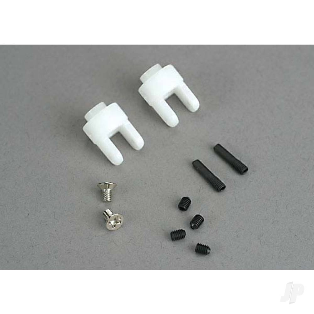 Traxxas Differential output yokes (2 pcs) / 3x5mm countersunk screws (2 pcs) / 3mm Set (set) screws (4 pcs) TRX4628