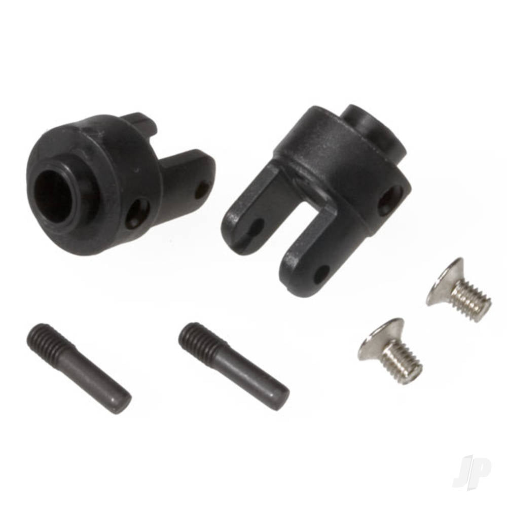 Traxxas Differential output yokes, black (2 pcs) / 3x5mm countersunk screws (2 pcs) / screw pin (2 pcs) TRX4628R