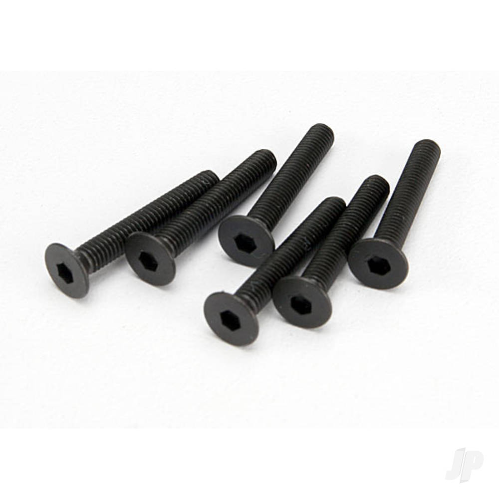 Traxxas Screws, 3x20mm countersunk machine (hex drive) (6 pcs) TRX4857