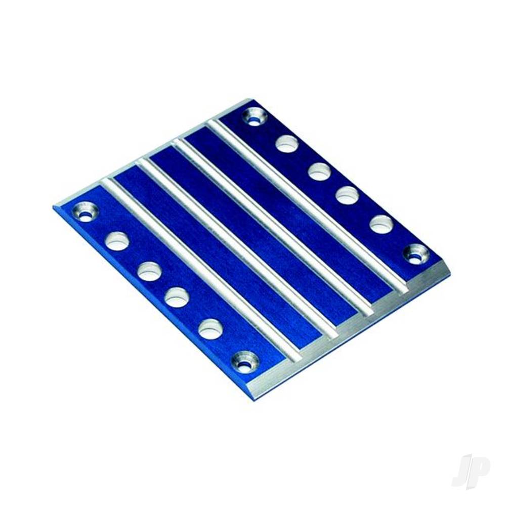 Traxxas Skid plate, transmission, T6 aluminium (Blue) TRX4947X