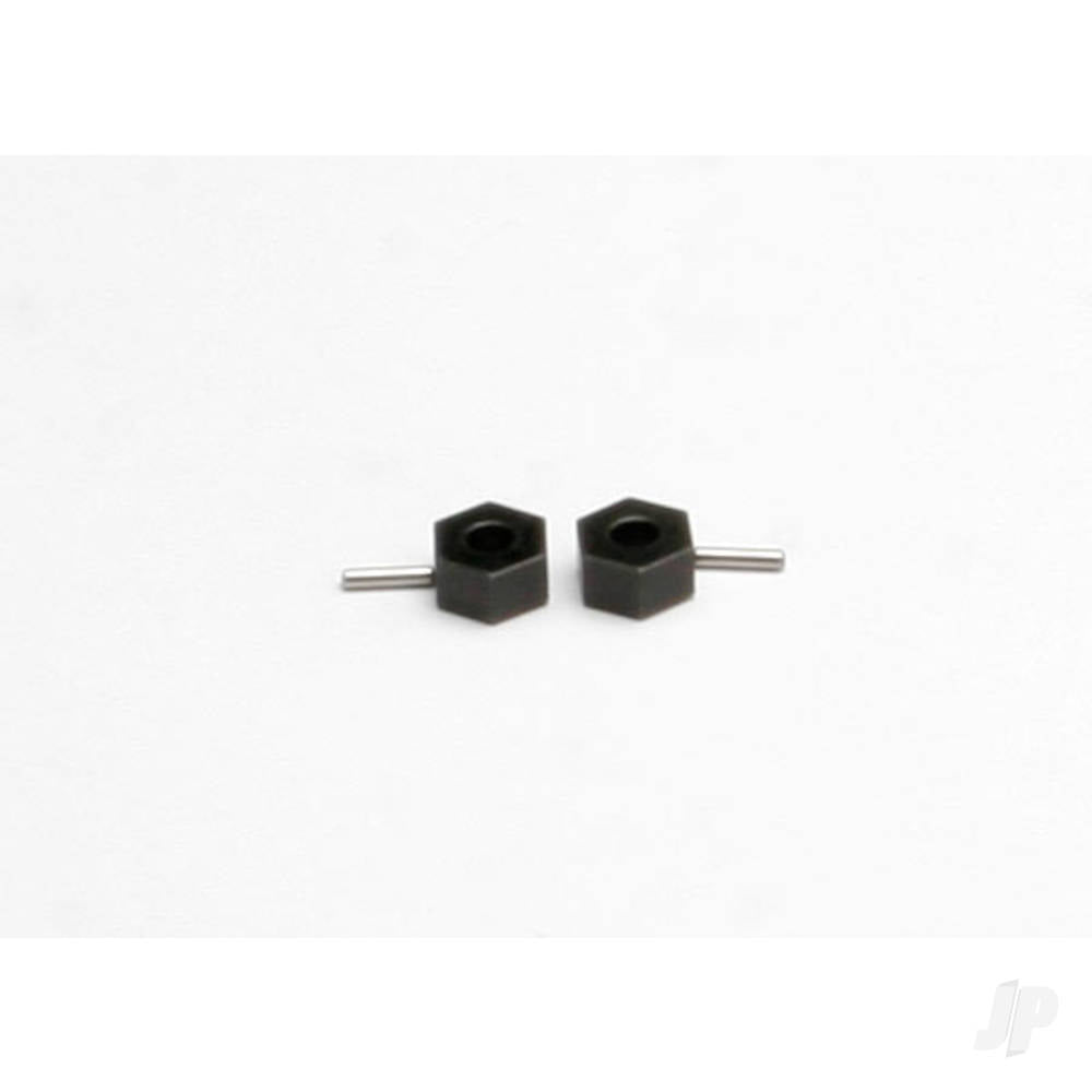 Traxxas Hex wheel Hubs (tall offset, 14x7.5mm) (2 pcs) / axle pins (2.5x12mm) (2 pcs) TRX4959