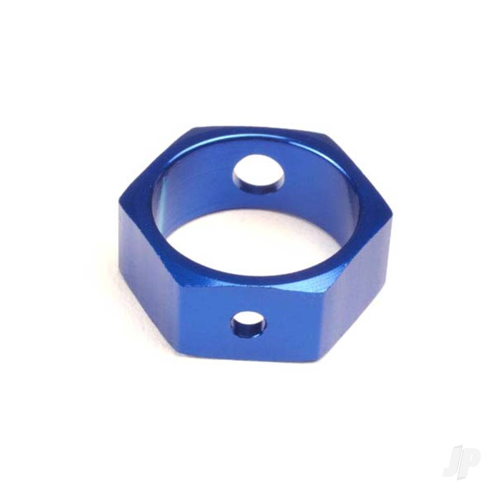 Traxxas Brake adapter, hex aluminium (Blue) (use with HD shafts) TRX4966X