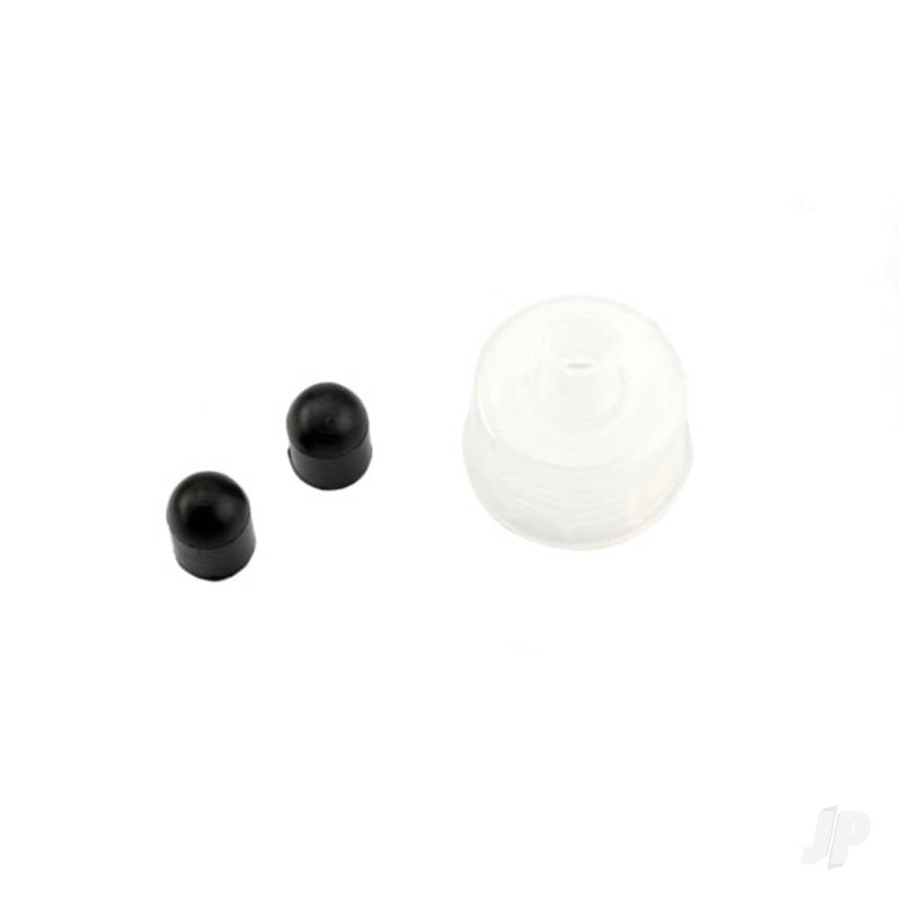 Traxxas Rebuild kit, fuel filler bottle (includes bottle lid (1pc) and dispensing tube caps, rubber (2 pcs) (fits 8mm or 5 / 16in dispensing tube)) TRX5001R