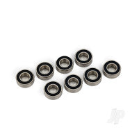 Traxxas Ball bearing, black rubber sealed, stainless (5x11x4mm) (8) TRX5116R