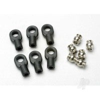 Traxxas Rod ends, Small, with hollow balls (6 pcs) (for Revo steering linkage) TRX5349