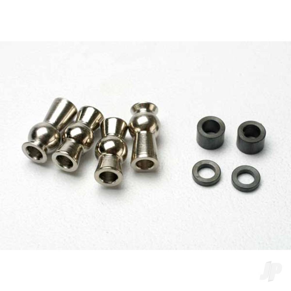 Traxxas Hollow ball, tall Centered (2 pcs) / tall offset hollow ball (2 pcs) / bump steer adjustment shims; 3.5mm (2 pcs), 1.17mm (2 pcs) TRX5355