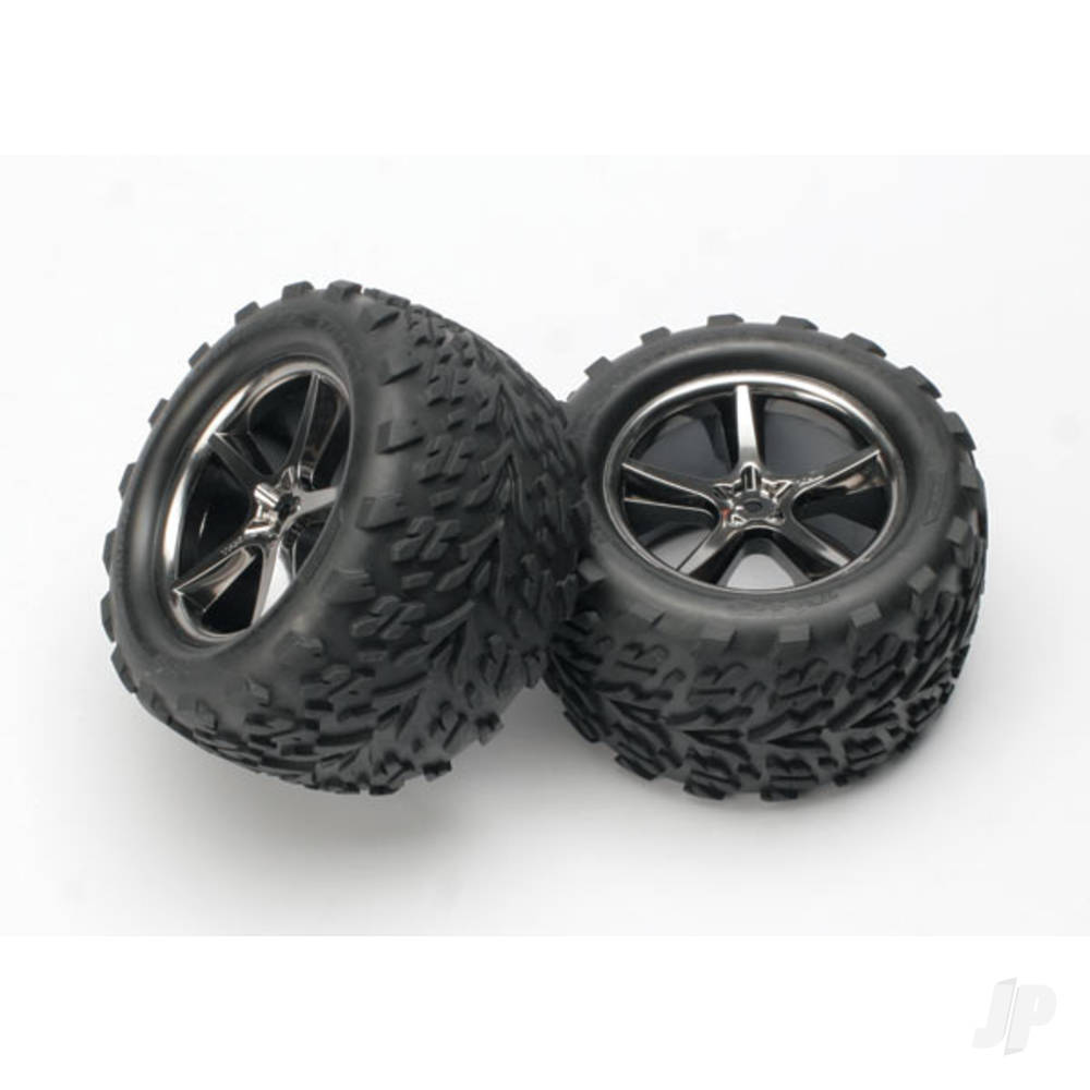 Traxxas Tyres and Wheels, Assembled Glued Talon Tyres (2 pcs) TRX5374A