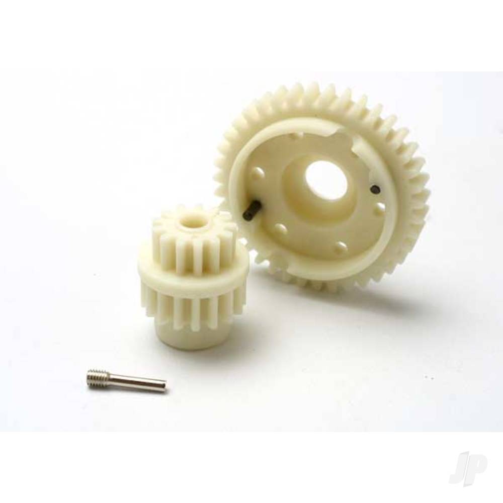 Traxxas Gear Set, 2-speed standard ratio (2nd speed gear 39T, 13T-17T input gears, hardware) TRX5385