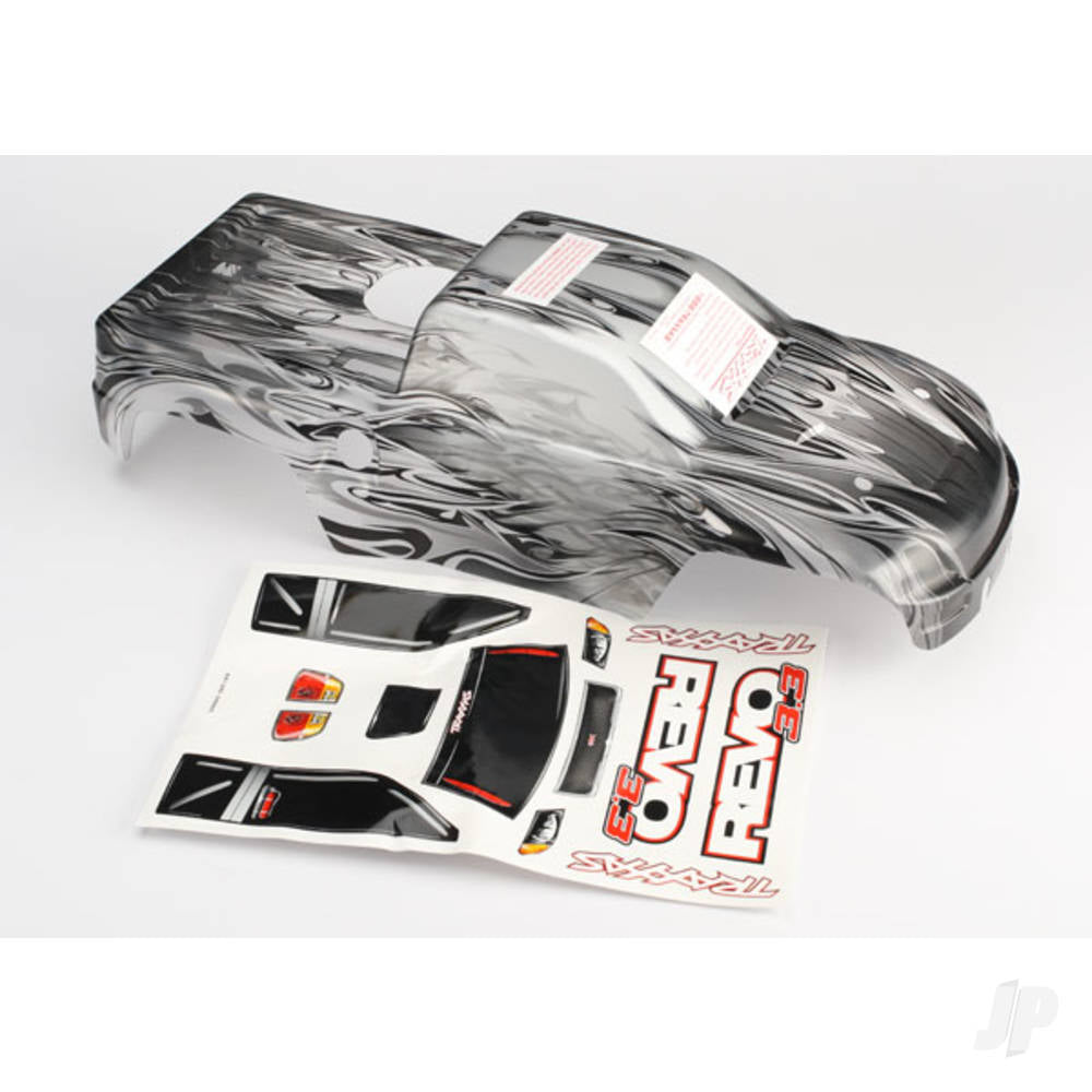 Traxxas Body, Revo 3.3, ProGraphix (replacement for painted Body. Graphics are printed, requires paint & final colour application) / decal sheet TRX5387X