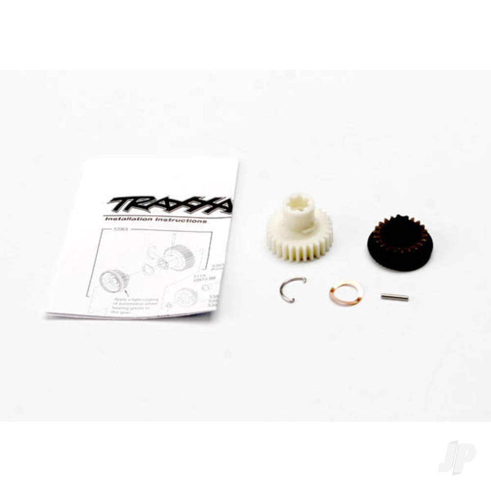 Traxxas Primary gears, forward and reverse / 2x11.8mm pin / pin retainer / disc spring TRX5396X