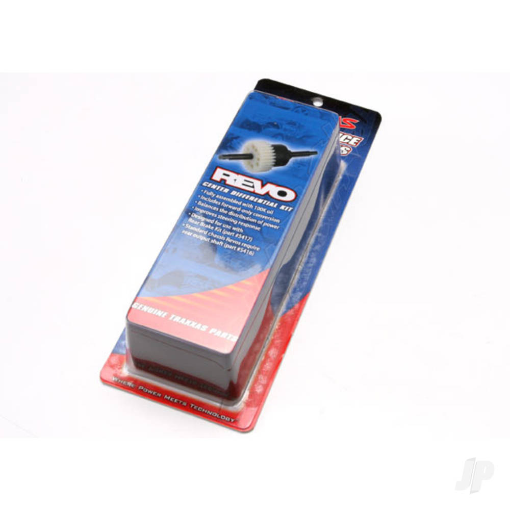 Traxxas Differential kit, Center (complete for Revo) (assembled with 100K oil) Requires forward-only conversion (included) TRX5414