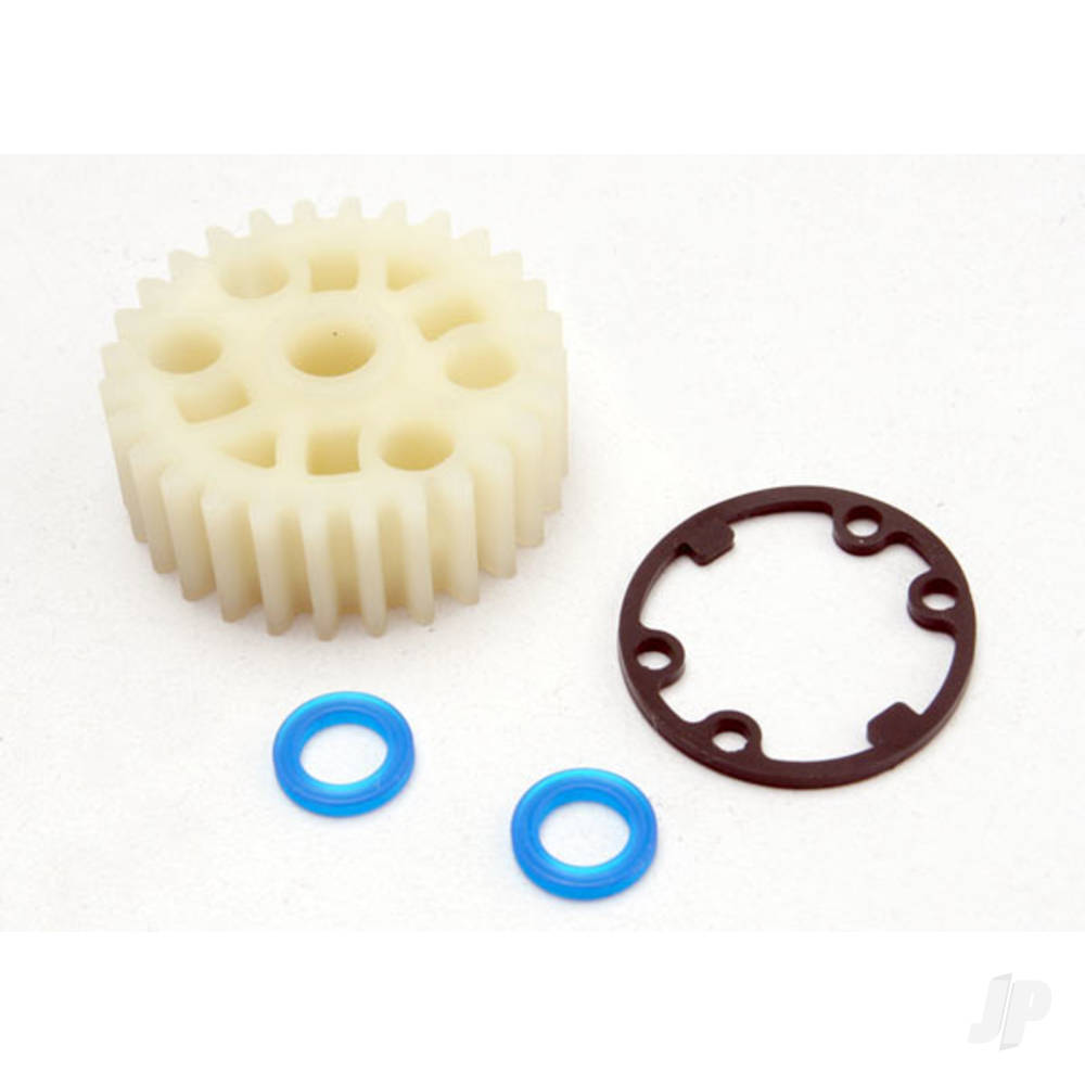 Traxxas Center Differential (Revo) / X-ring seals (2 pcs) / gasket (1pc) (Replacement gear for 5414) TRX5414X