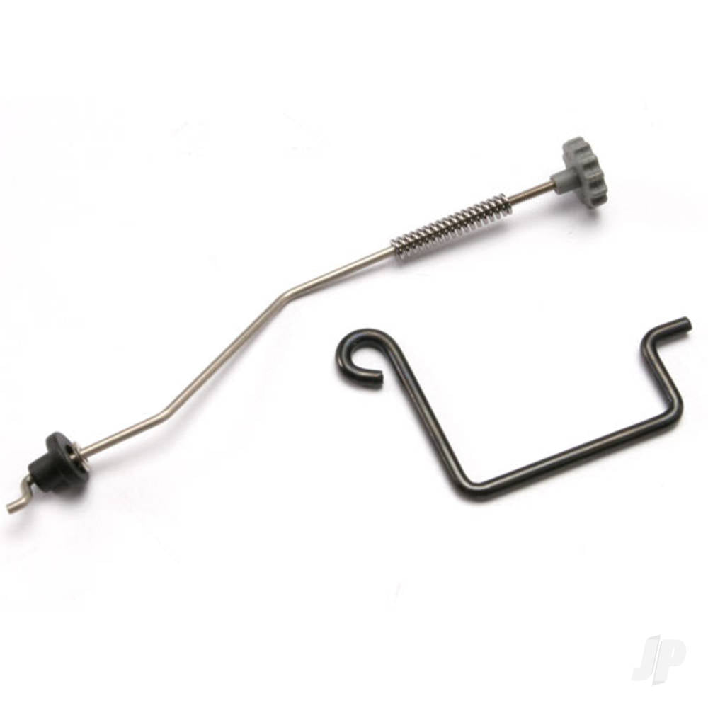 Traxxas Linkage Set, Rear brake (Revo) (Includes: brake lever / rod (wire) / brake spring / brake adjustment dialeft & rightod guide bushing / screw collar) TRX5418