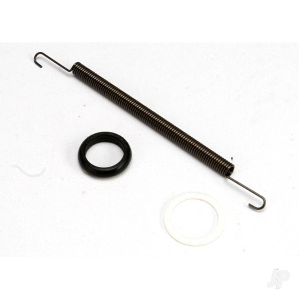 Traxxas Spring, header (for Revo big block header) / o-ring (1pc) & gasket (1pc) (for exhaust header flange) TRX5424