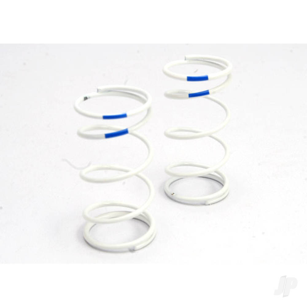 Traxxas Spring, shock (white) (GTR) (1.6 rate Blue) (1 pair) TRX5434