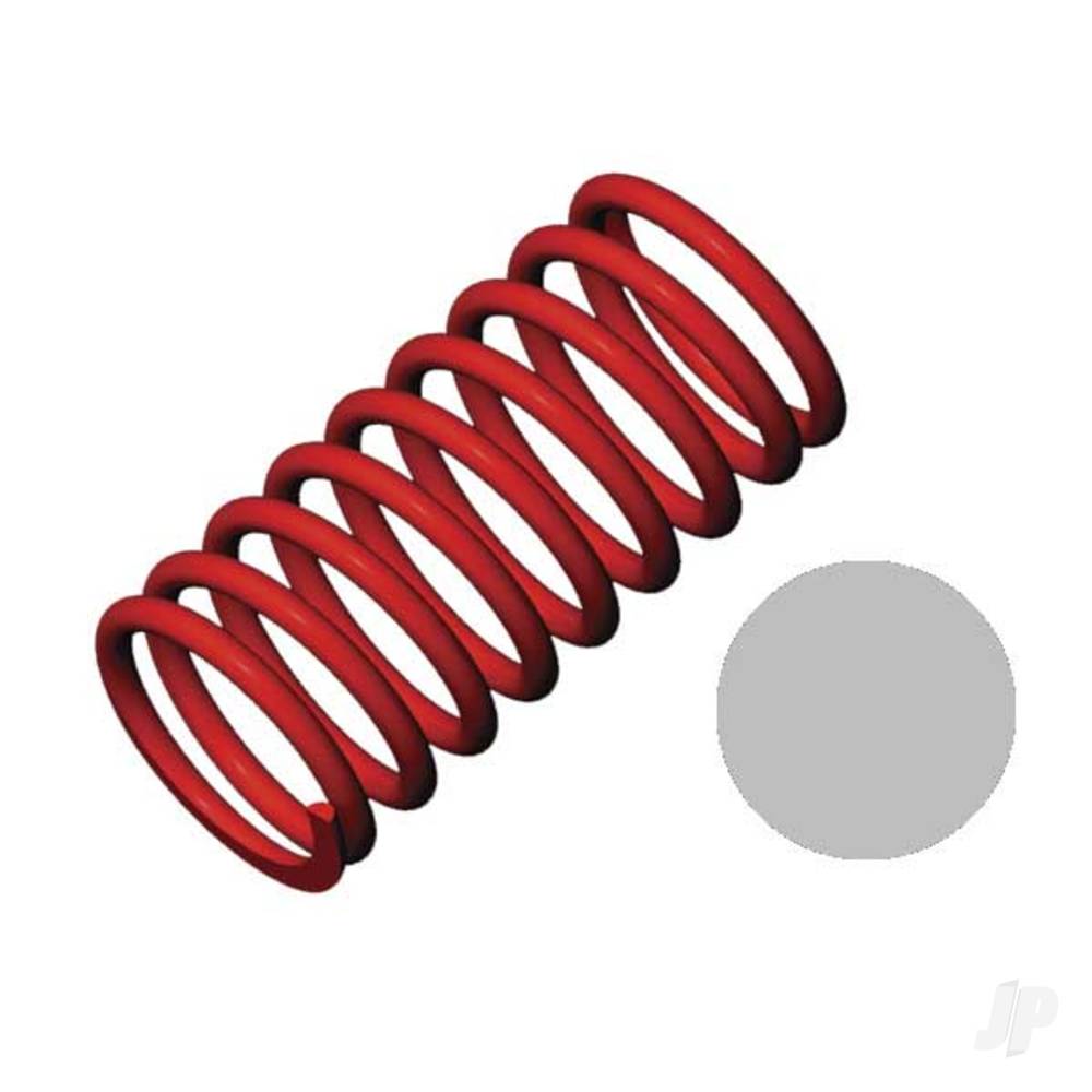 Traxxas Spring, shock (Red) (GTR) (4.9 rate silver) (std. Front 120mm) (1 pair) TRX5442