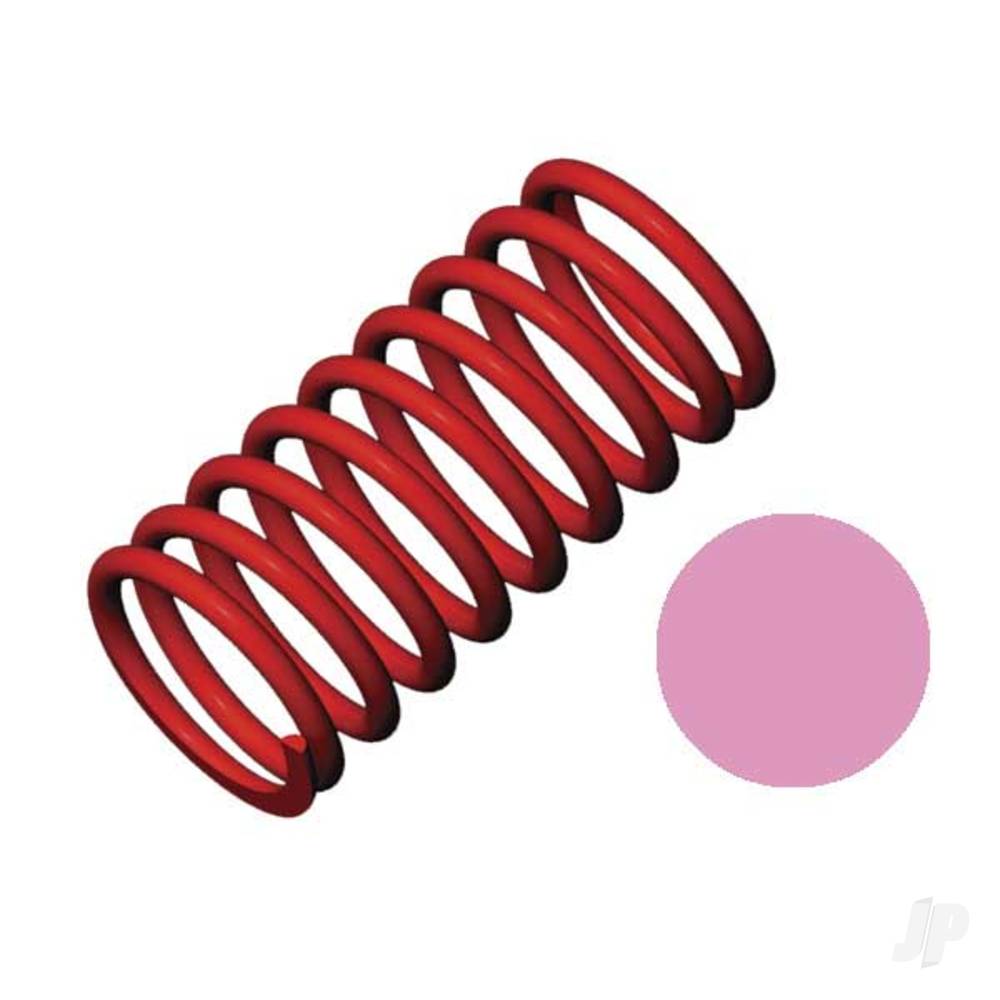 Traxxas Spring, shock Red (GTR) (5.4 rate pink) (1 pair) TRX5443