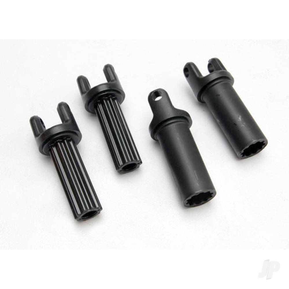 Traxxas Half shafts, Center Front (Revo 3.3) (internal splined (1pc) / external splined (1pc) / Center Rear (internal splined (1pc) / external splined (1pc)) (plastic parts only) TRX5456