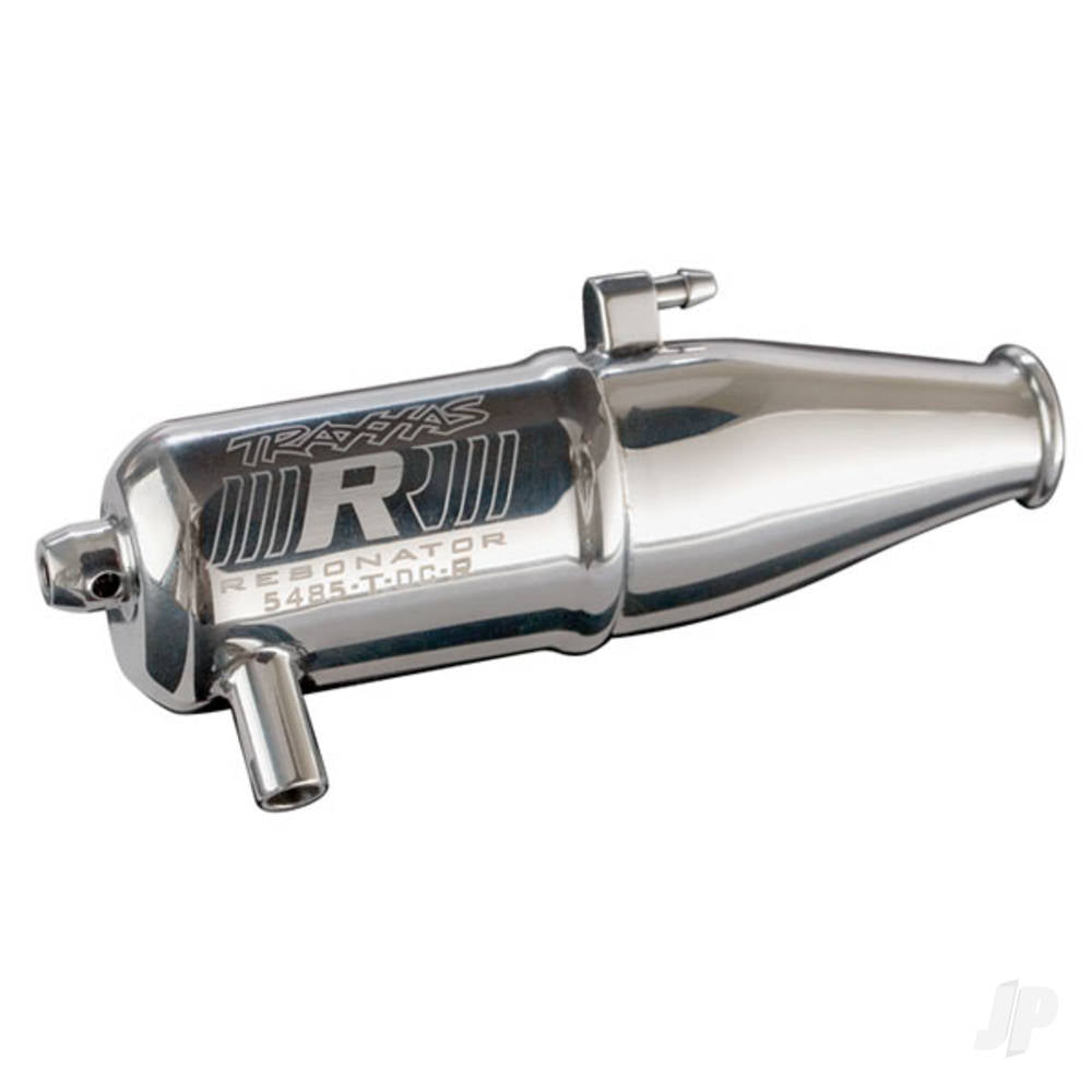 Traxxas Tuned pipe, Resonator, R.O.A.R. legal (dual-chamber, enhances mid to high-rpm power) (for Jato, N. Rustler, N. 4-Tec with TRX Racing Engines) TRX5485