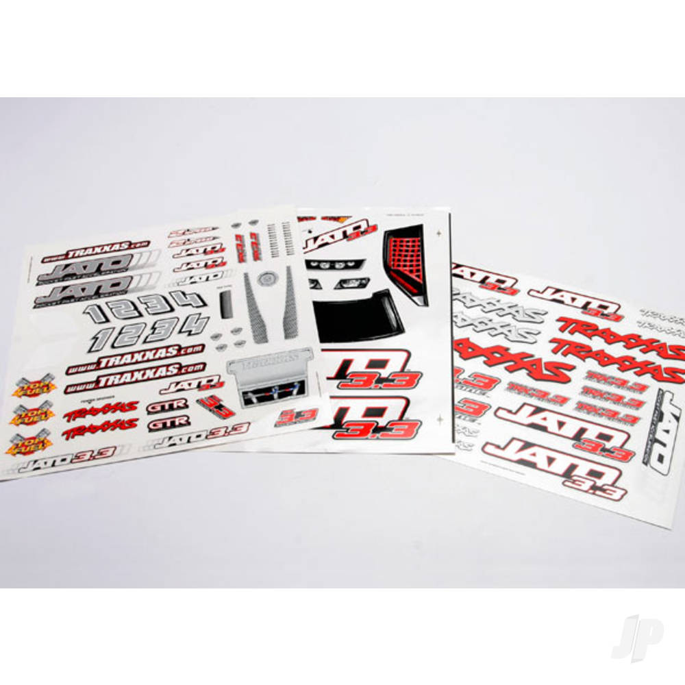 Traxxas Decal sheet, Jato 3.3 TRX5513X