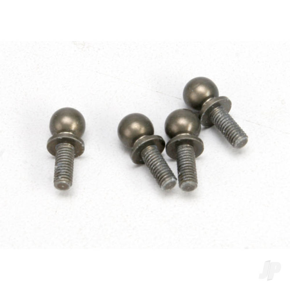 Traxxas Ball studs, aluminium, hard-anodised, PTFE-coated (4 pcs) (use for inner camber link mounting) TRX5529X