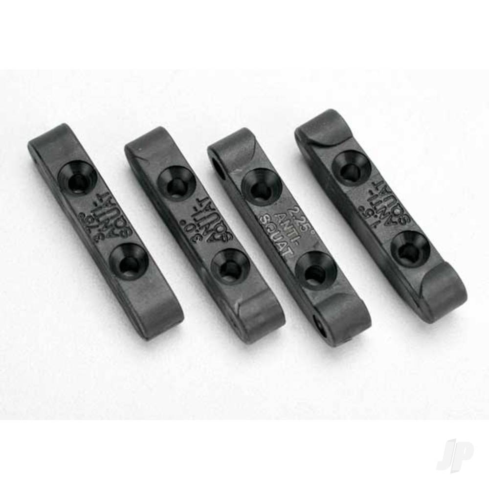 Traxxas Mounts, suspension pin (Rear anti-squat blocks) (1.5, 2.25, 3.0 & 3.75 degree) (1 each) TRX5559