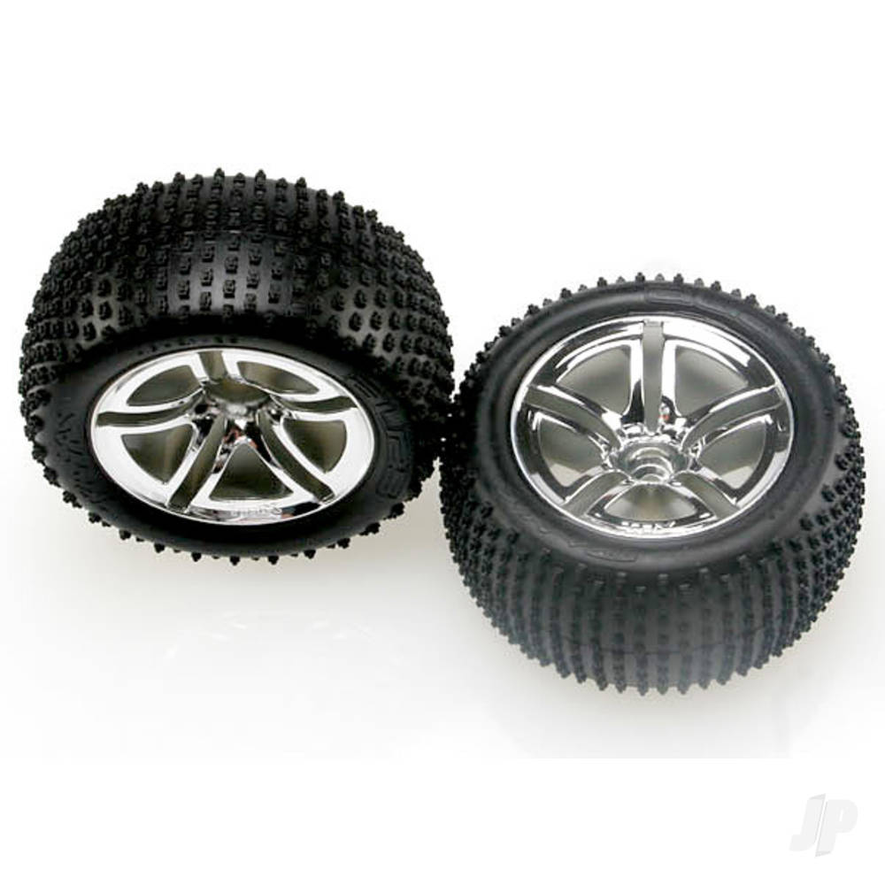 Traxxas Tyres and Wheels, Assembled Glued (2.8in) (2 pcs) TRX5572R