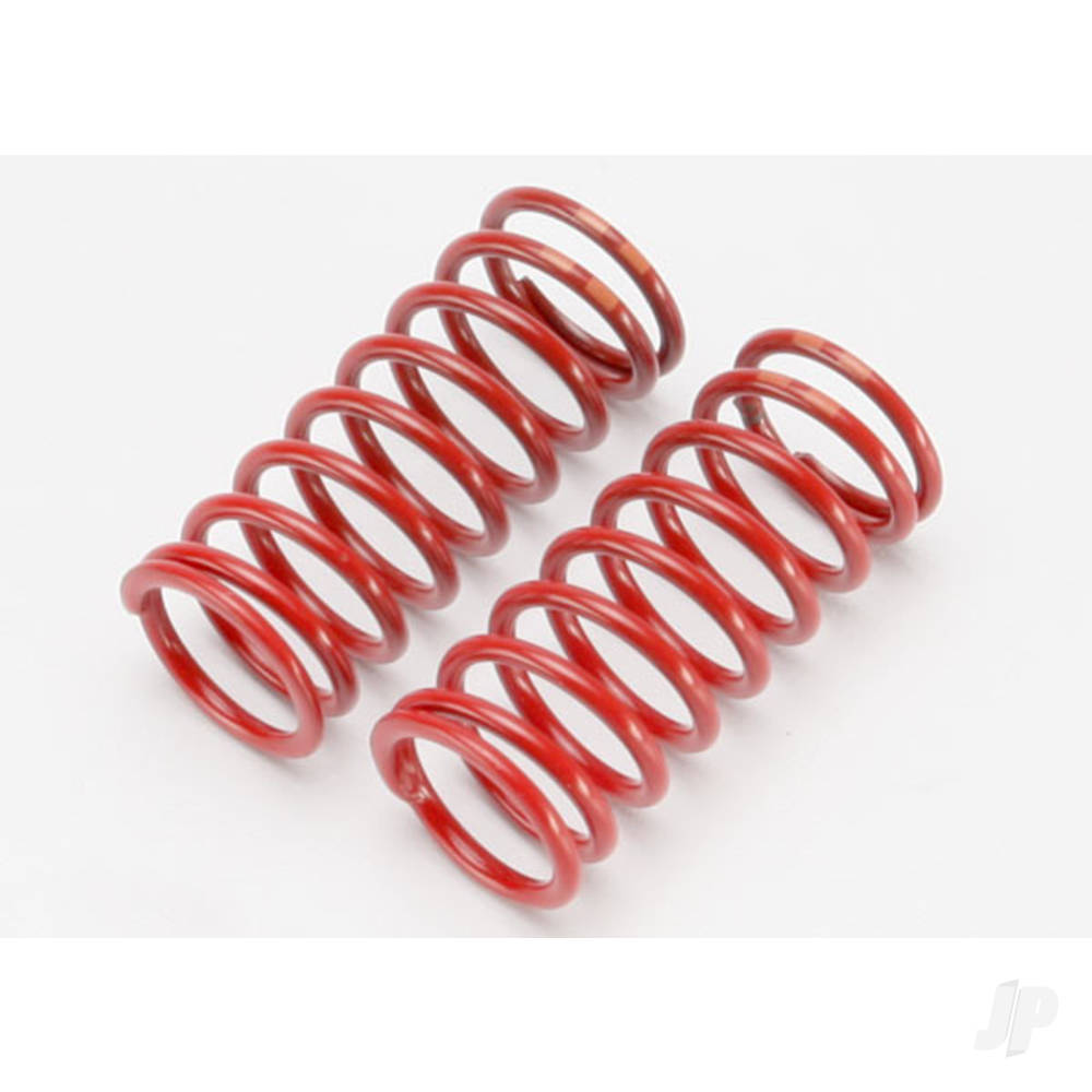 Traxxas Spring, shock (Red) (Long) (GTR) (5.4 rate double orange stripe) (1 pair) TRX5649