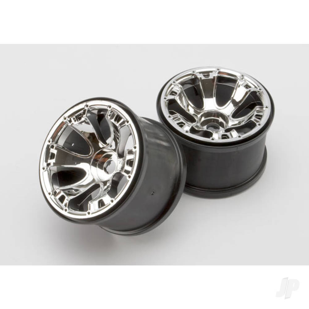 Traxxas Wheels, Geode 3.8in (chrome) (2 pcs) TRX5671