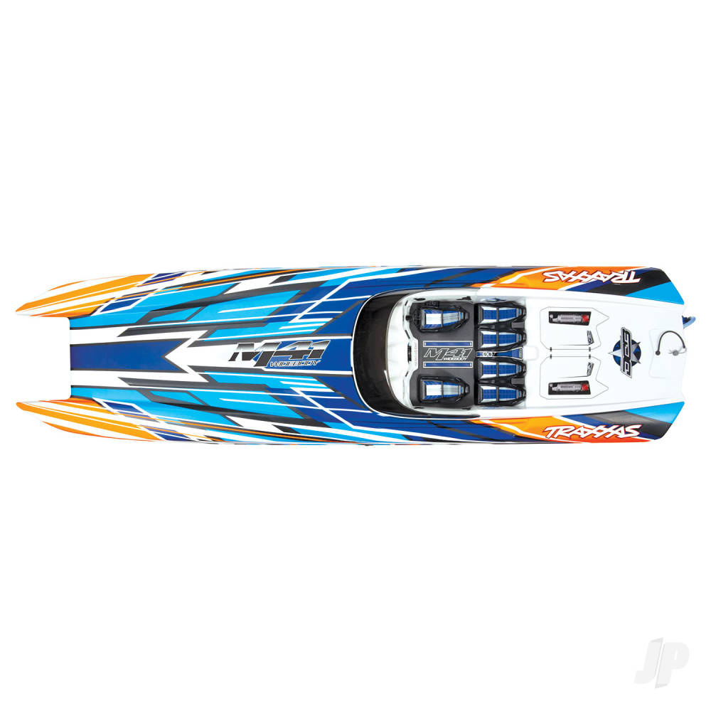 Traxxas OrangeX DCB M41 Widebody 1:10 40in Brushless Electric Catamaran Ra - TRX57046-4-ORNGX 2