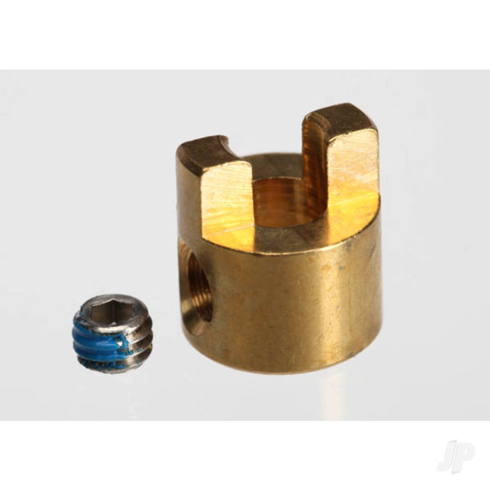 Traxxas Drive dog / 4x3mm GS (stainless, with threadlock) (1pc) TRX5728