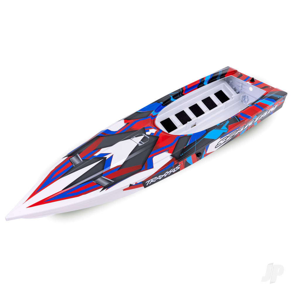 Traxxas Hull, Spartan, red graphics (fully assembled) TRX5737R